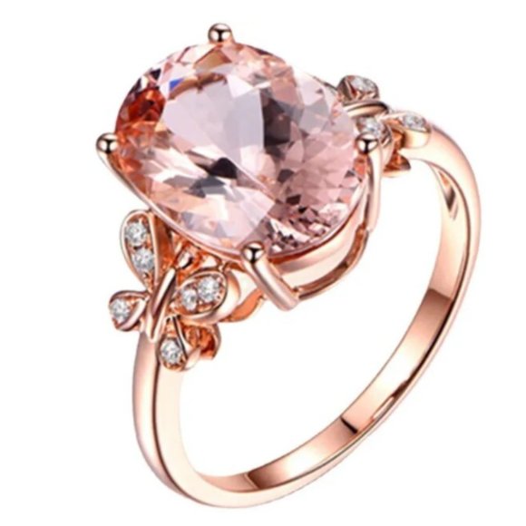 Champagne Cocktail Ring - Size 7 - Picture 2 of 2